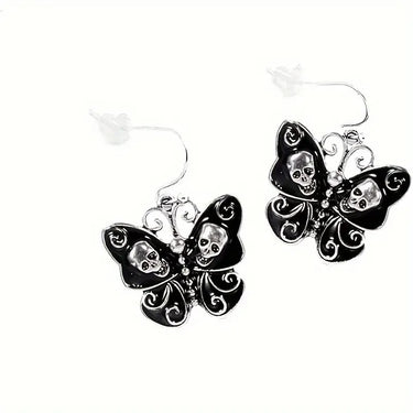 Gothic Butterfly Earrings